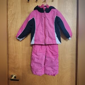 Girls Children's Place 2pc Pink Snowsuit 18-24months